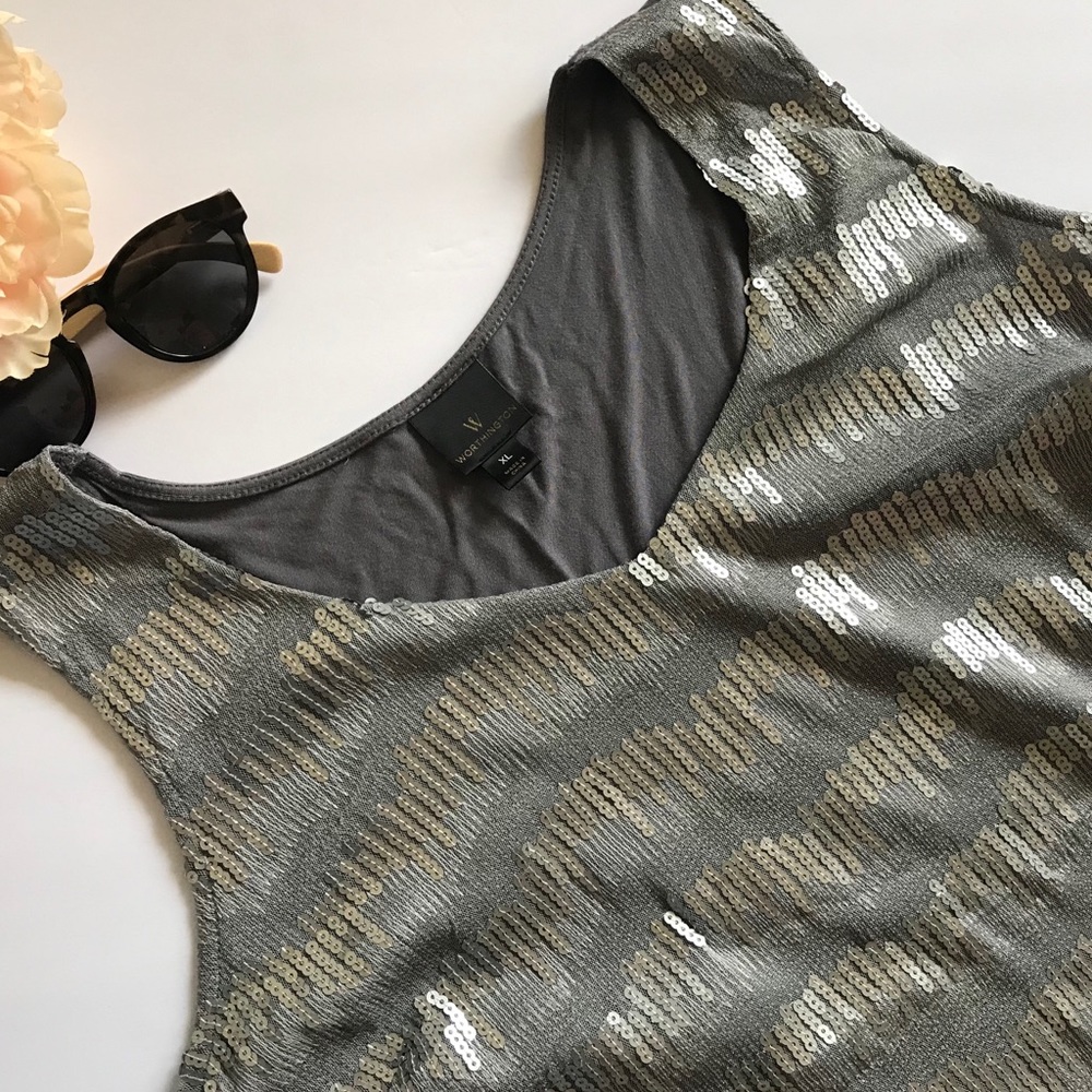 Worthingnton Silver  Sequence Shirt